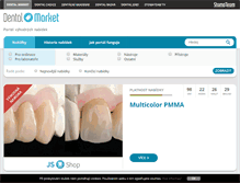 Tablet Screenshot of dentalmarket.cz